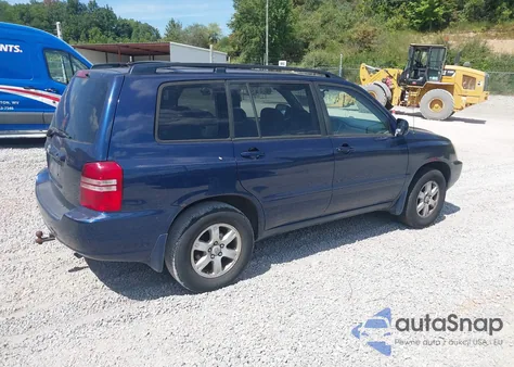 2002 Toyota Highlander V6 from USA, damaged, VIN JTEGF21A720053986